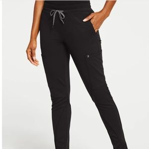 Jaanuu Slim Cargo Scrub Pant - Navy Blue